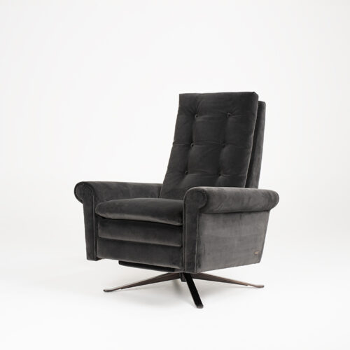 American Leather Roman Swivel Chair